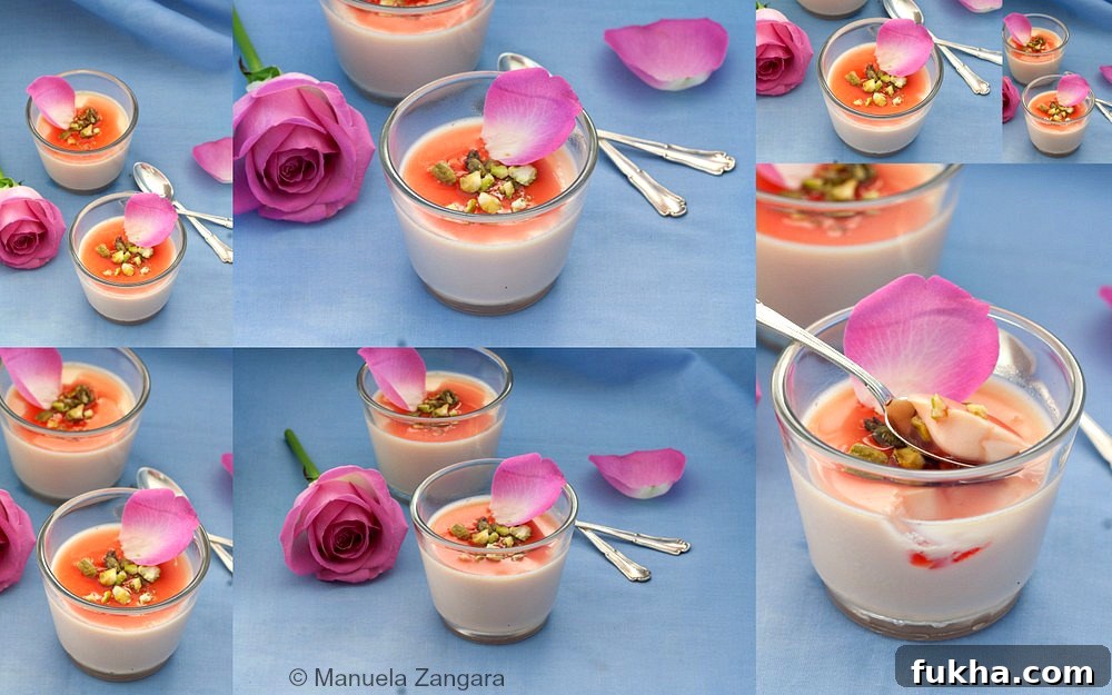 Rose Panna Cotta