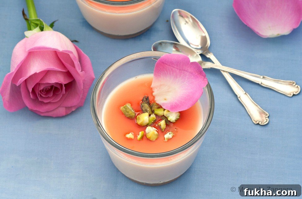 Rose Panna Cotta