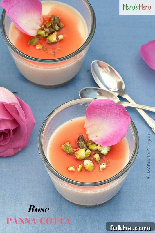 Rose Panna Cotta