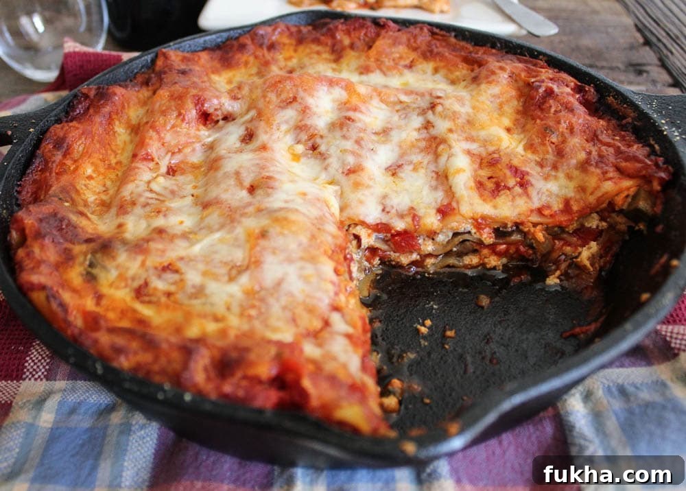skillet-lasagna-with-turkey-sausage-and-vegetables-4