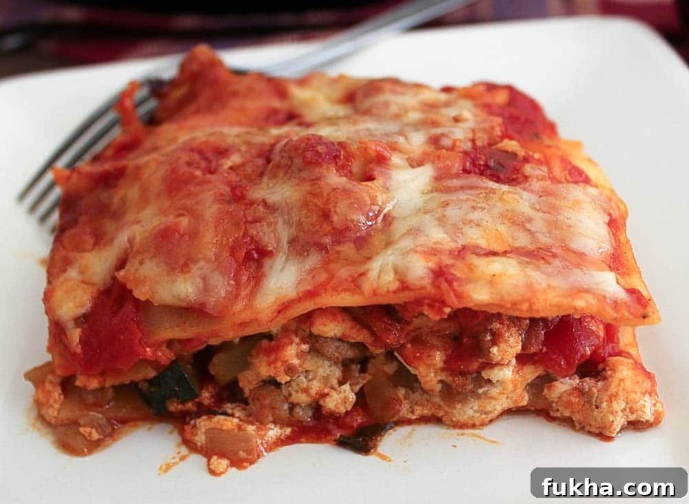 skillet-lasagna-with-turkey-sausage-and-vegetables-3