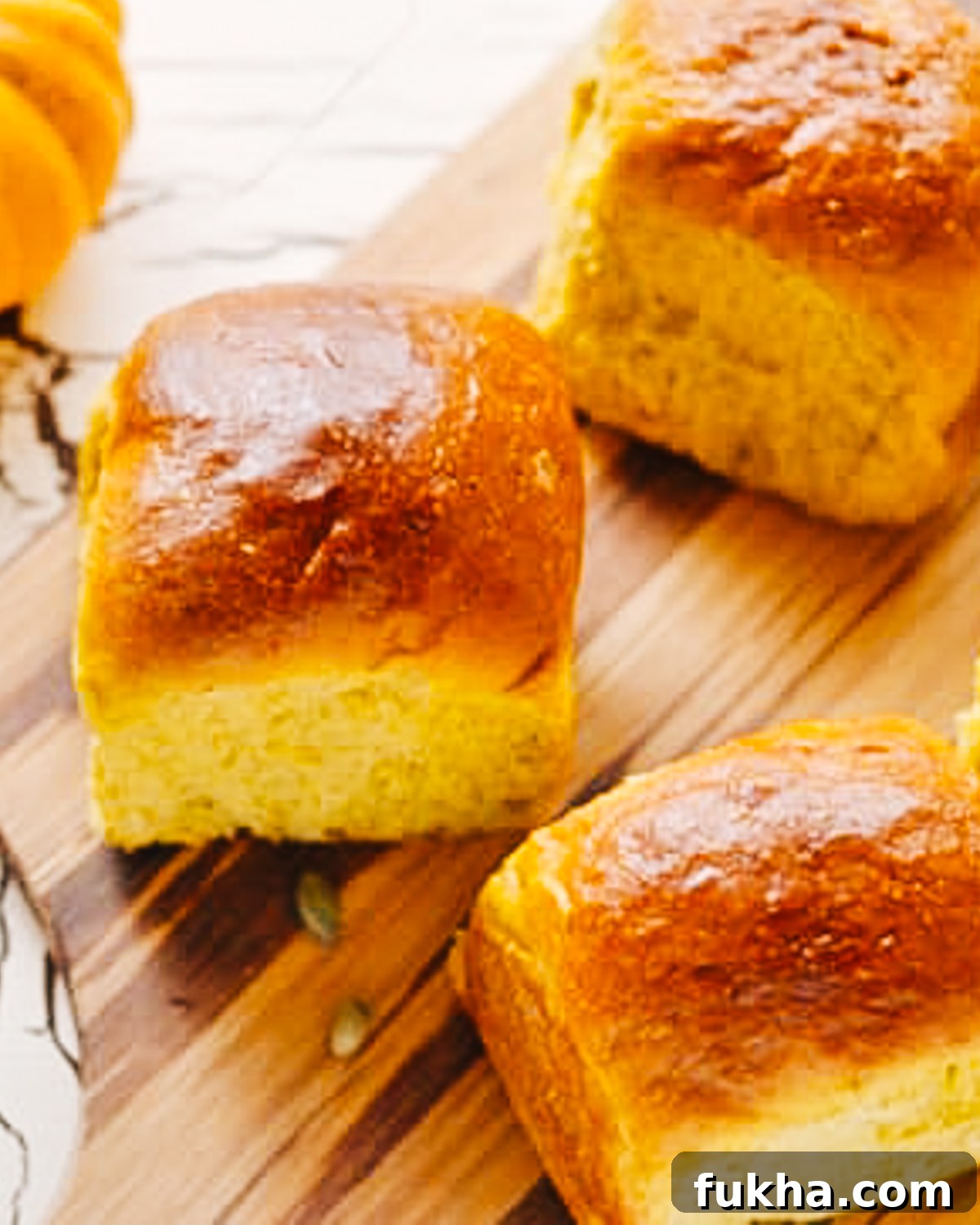 Pumpkin Dinner Rolls.