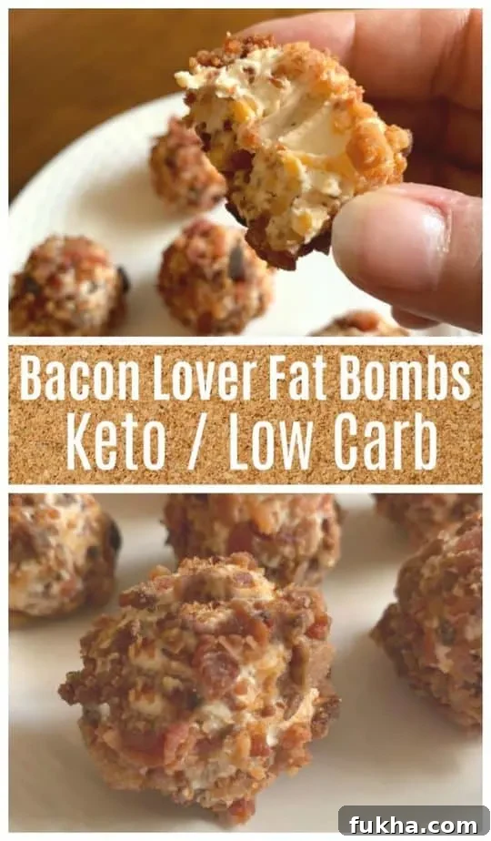 Bacon Fat Bomb Pin