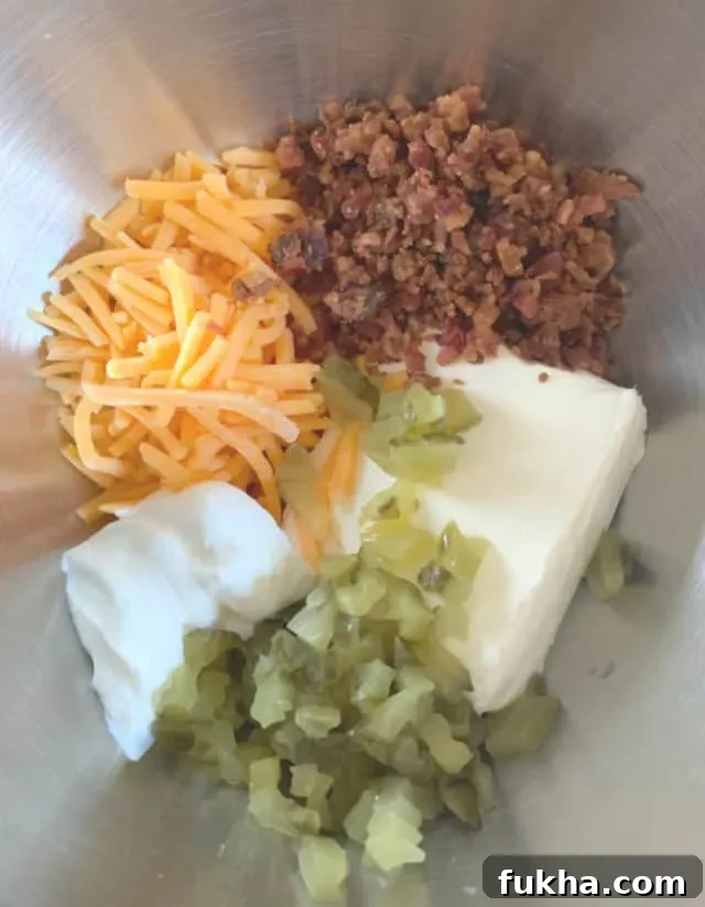 ingredients for bacon cheese fat bombs