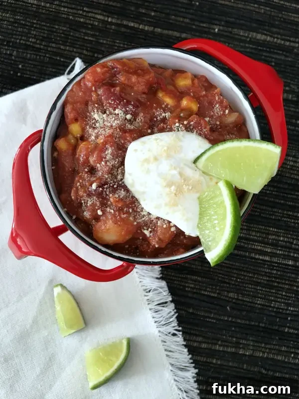 Spicy Chorizo Chili @spabettie