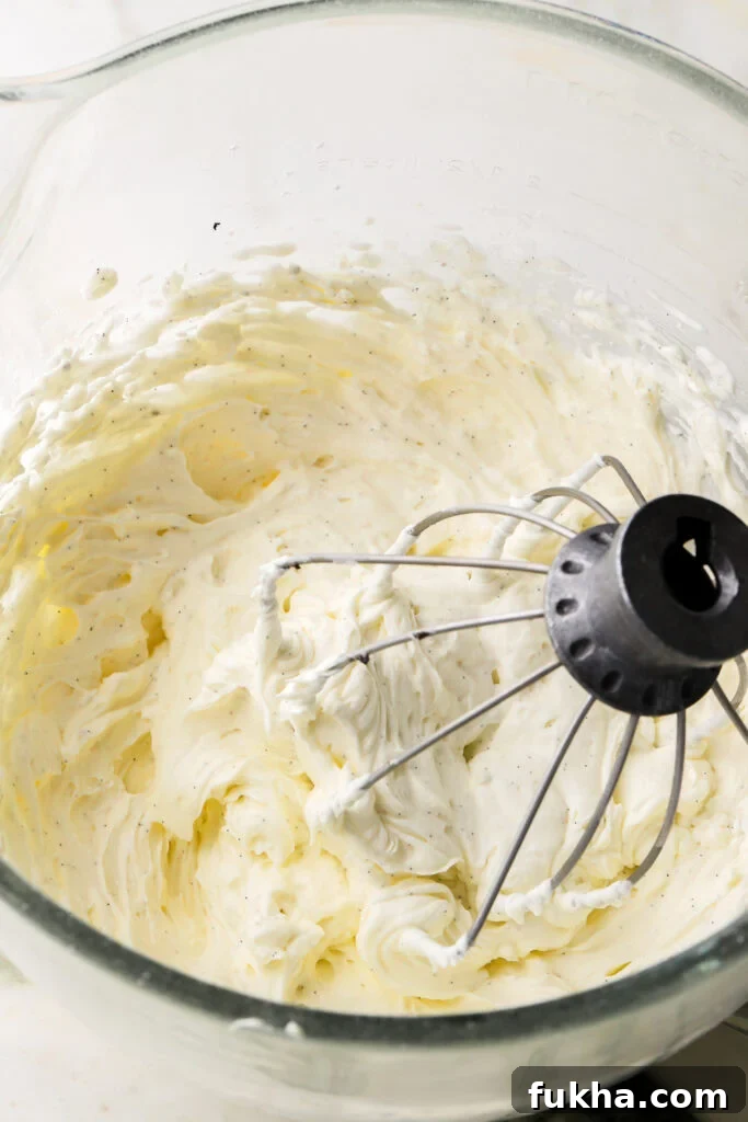 whipped cream beat into mascarpone