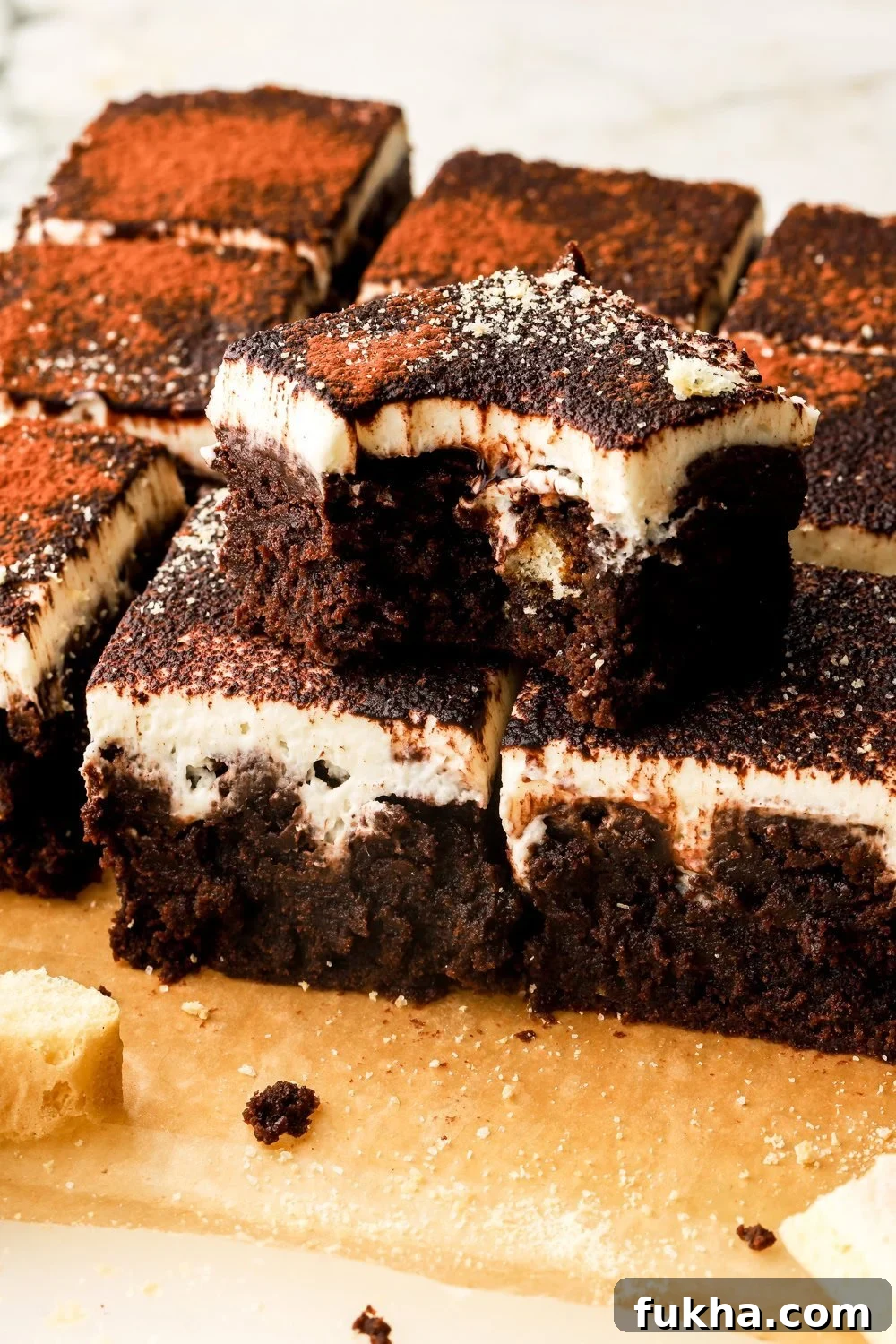 Tiramisu Brownies