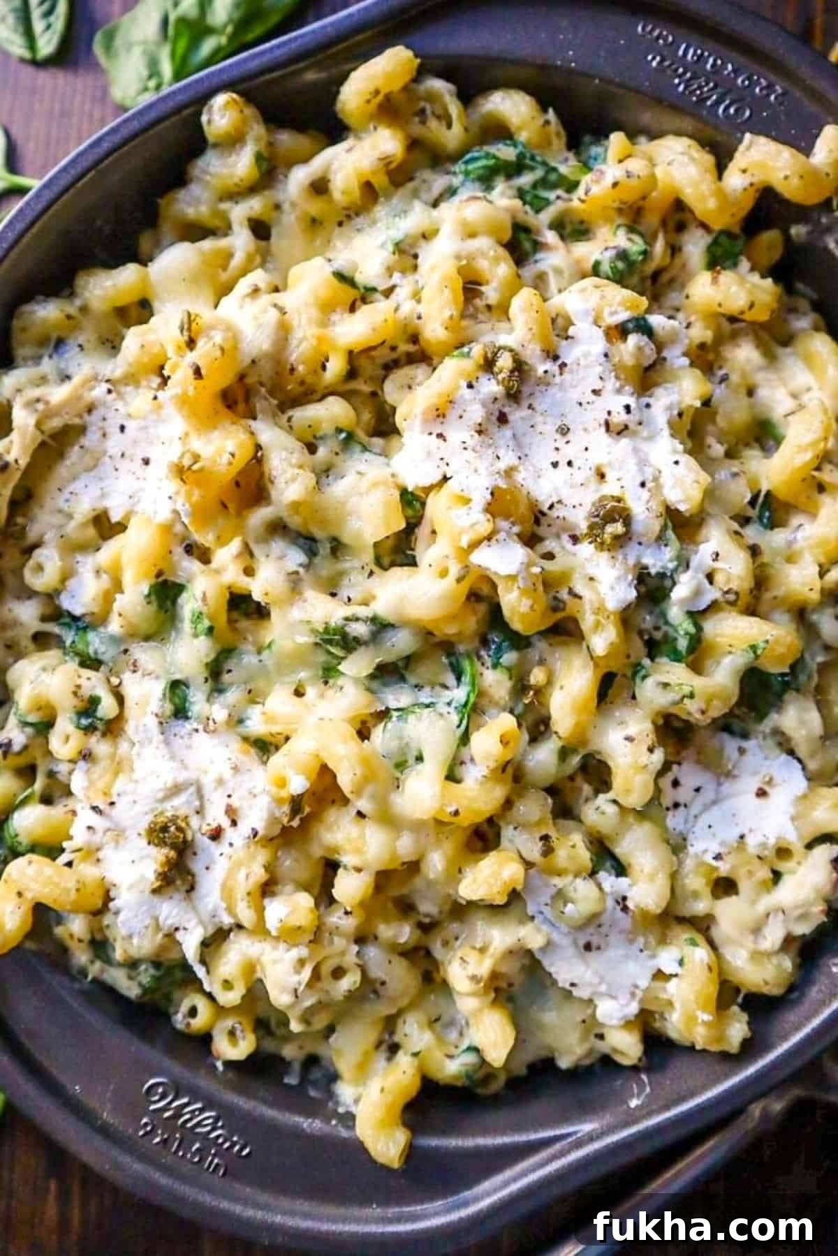 pesto chicken pasta bake