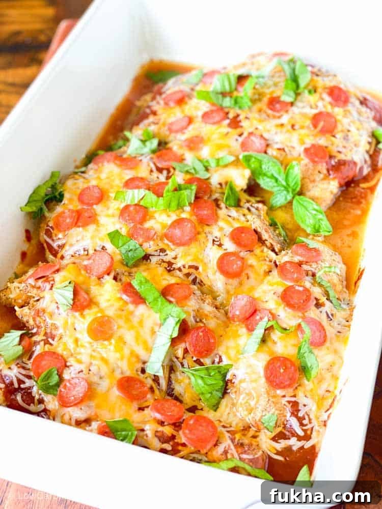 Low Carb Baked Pizza Chicken for Keto Dinner 21 Low Carb Baked Pizza Chicken Recipe