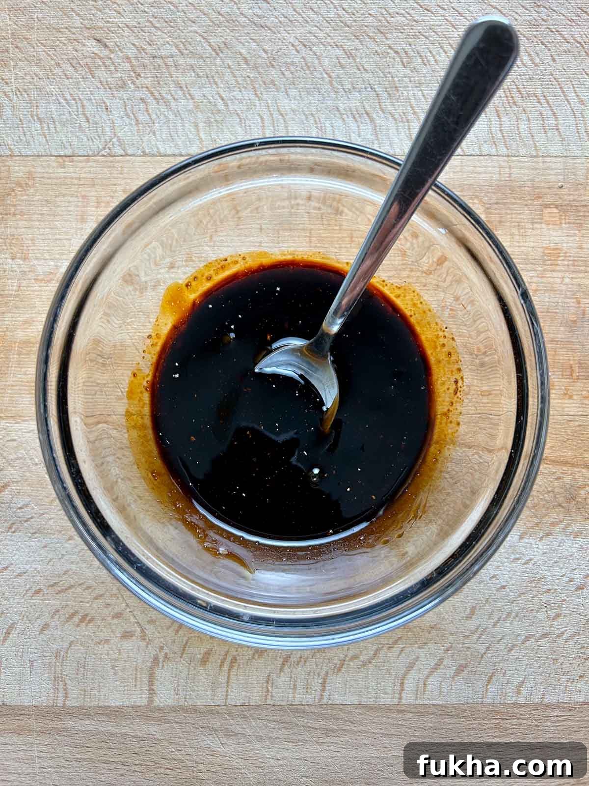 sauce mixture in bowl