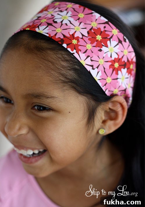 kids sewing project headband