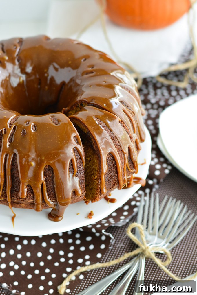 Chocolate Chunk Pumpkin Cake | Garnish and Glaze