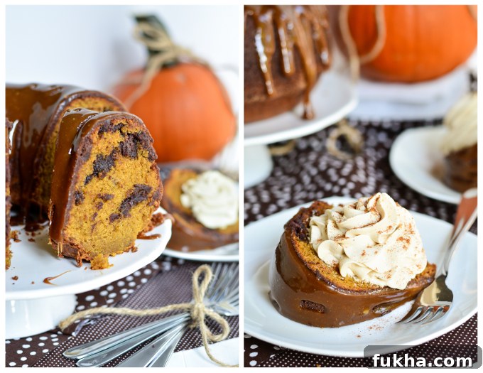 Chocolate Chunk Pumpkin Cake | Garnish and Glaze