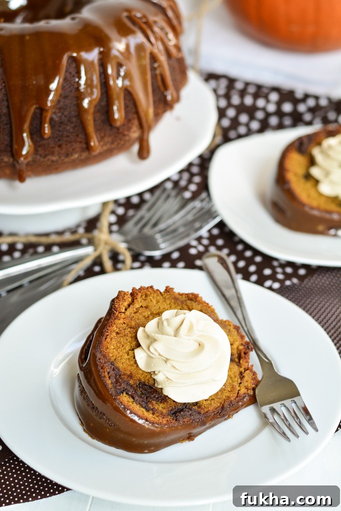 Chocolate Chunk Pumpkin Cake | Garnish and Glaze