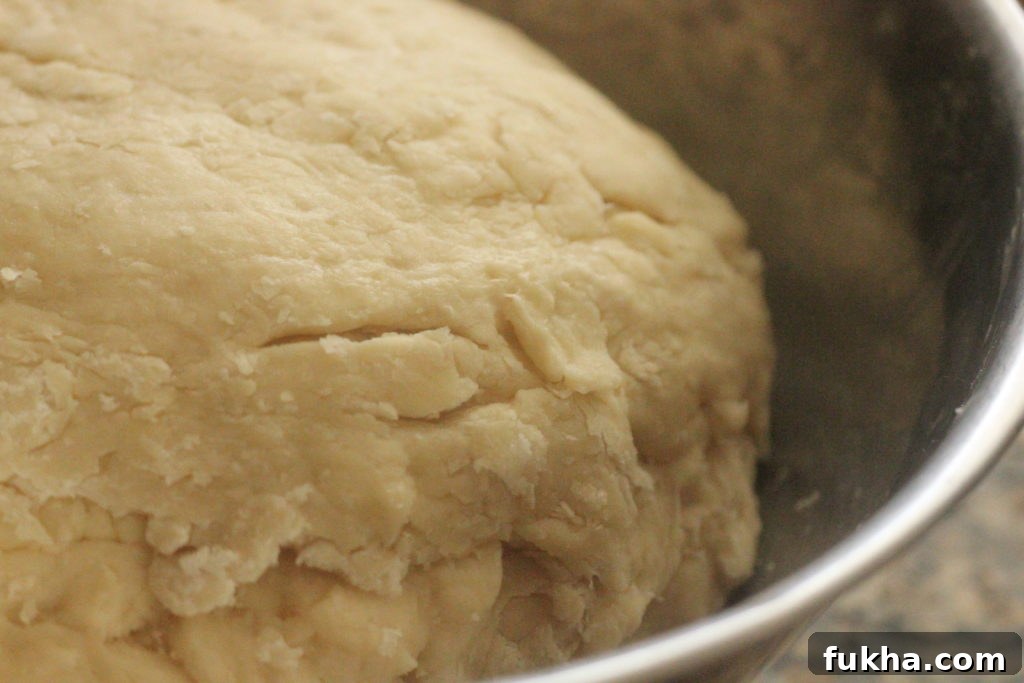dough rising in a metal bowl