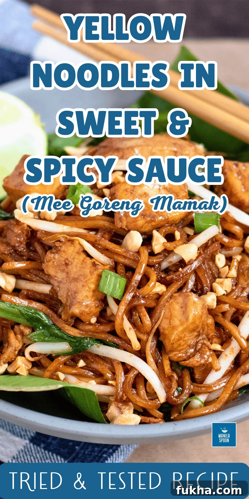 Mee Goreng Mamak Recipe: Sweet and Spicy Yellow Noodles 2 Sweet, spicy, and irresistibly flavorful! This Yellow Noodles in Sweet and Spicy Sauce (Mee Goreng Mamak) is a Malaysian favorite that’s bursting with taste in every bite. Quick, easy, and absolutely delicious — a must-try Asian noodle dish you’ll crave again and again!