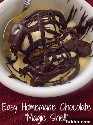 Homemade Chocolate Magic Shell for Ice Cream 4 Easy Homemade Chocolate Magic Shell