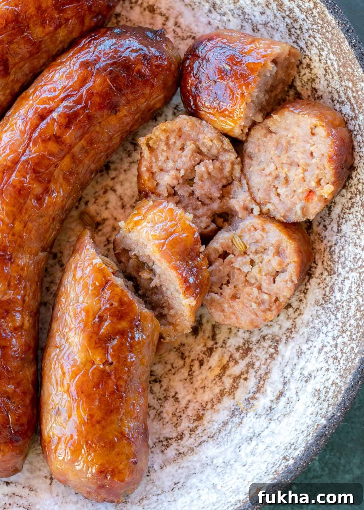 Crispy, Juicy Italian Sausage in the Air Fryer 10 Plate of air fryer Italian sausage