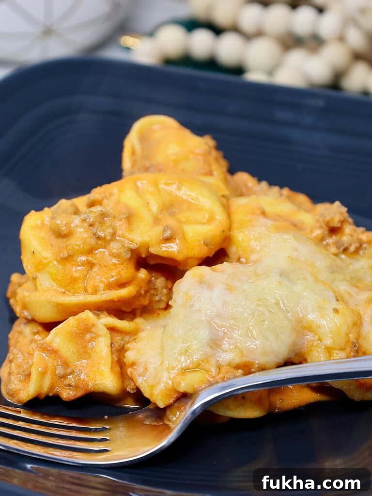 Spicy Baked Tortellini