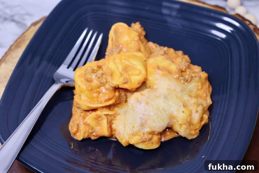 Spicy Baked Tortellini