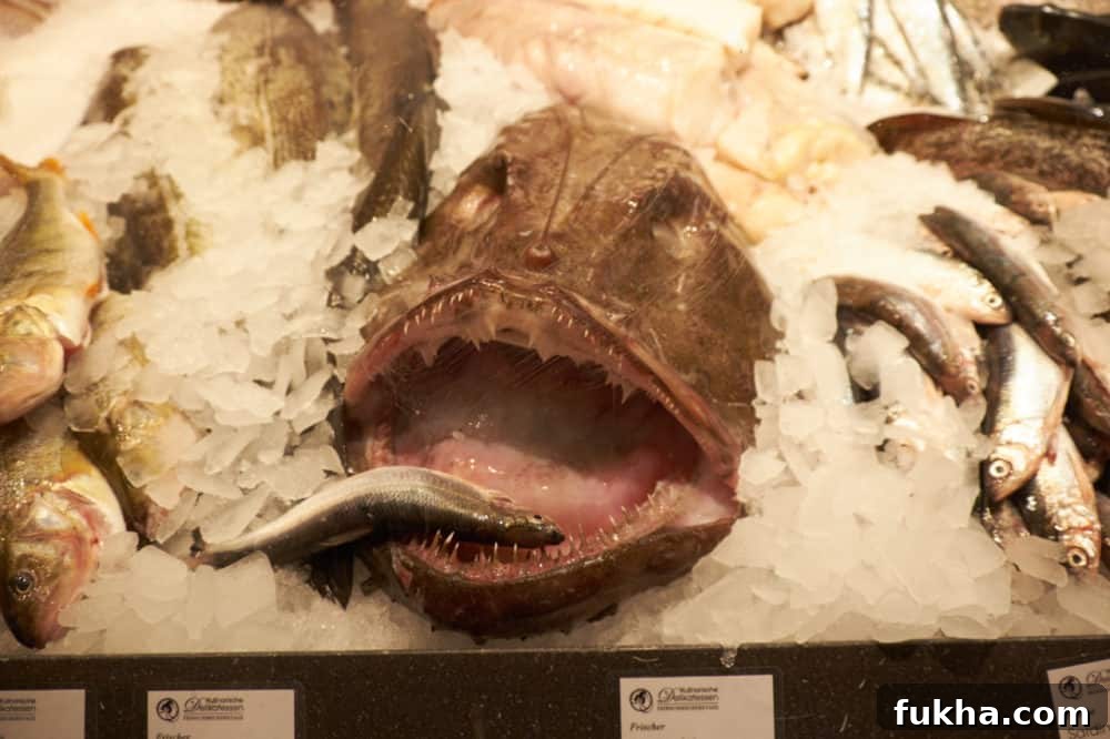 24-Hour Berlin Food Guide: What to Eat in a Day 16 Raw fish on ice at a market.