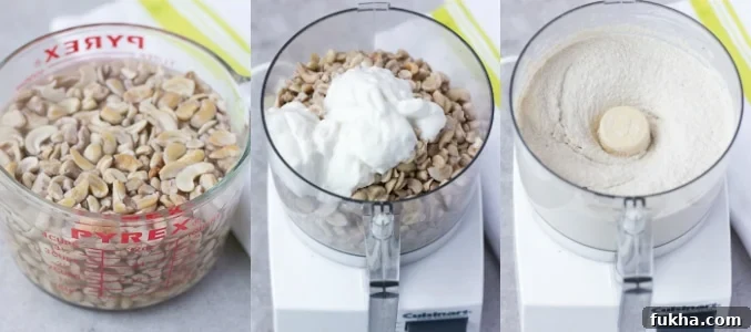 5-Minute Vegan Cream Cheese Recipe 4 vegan cream cheese how to make collage