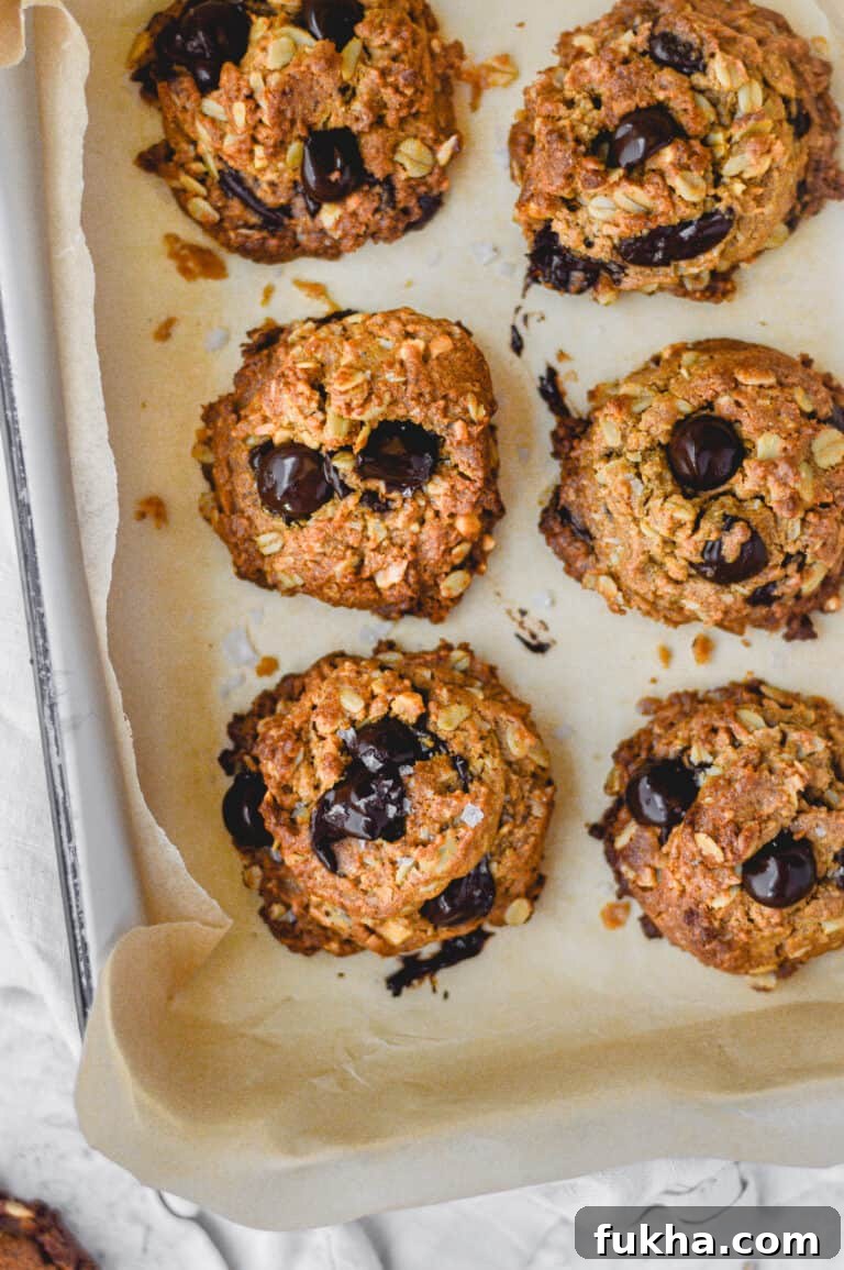 cookies on parchment lined baking sheet