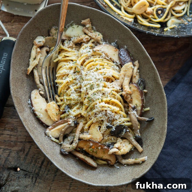 Doenjang pasta with mushroom