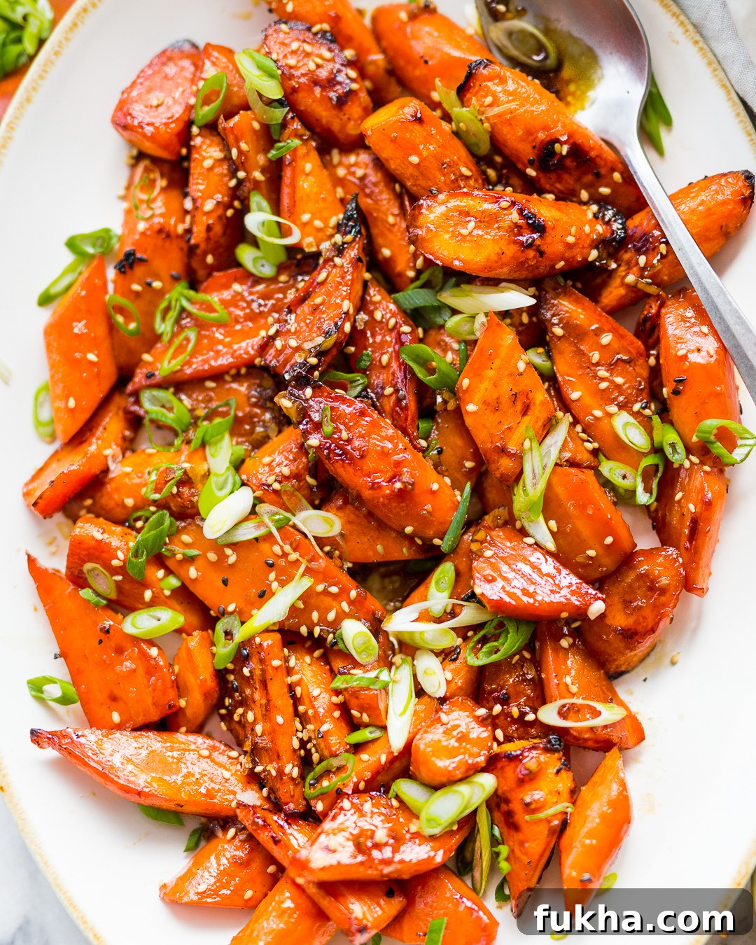 Maple Sesame Roast Carrots - Paleo Primal Gourmet Whole30 Recipe