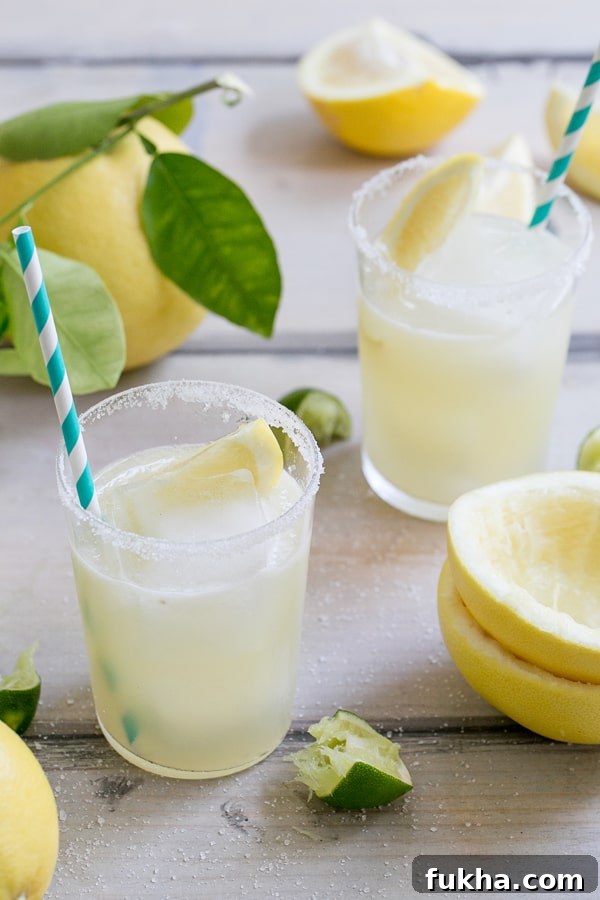 Margarita Recipes for Spring, Summer, Fall and Winter 12 Yellow grapefruit margarita recipe.