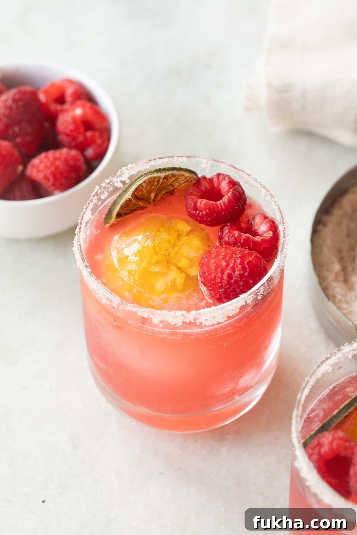 Margarita Recipes for Spring, Summer, Fall and Winter 3 A fruity margarita recipe with raspberries.