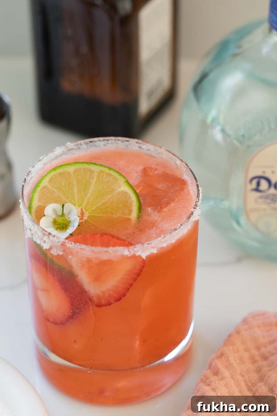 Margarita Recipes for Spring, Summer, Fall and Winter 7 Strawberry margarita recipe.