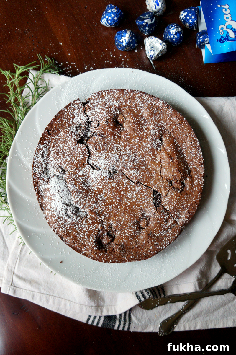Baci-stuffed Italian chocolate cake | The Baking Fairy