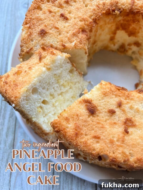 Pineapple Angel Food Cake hero image