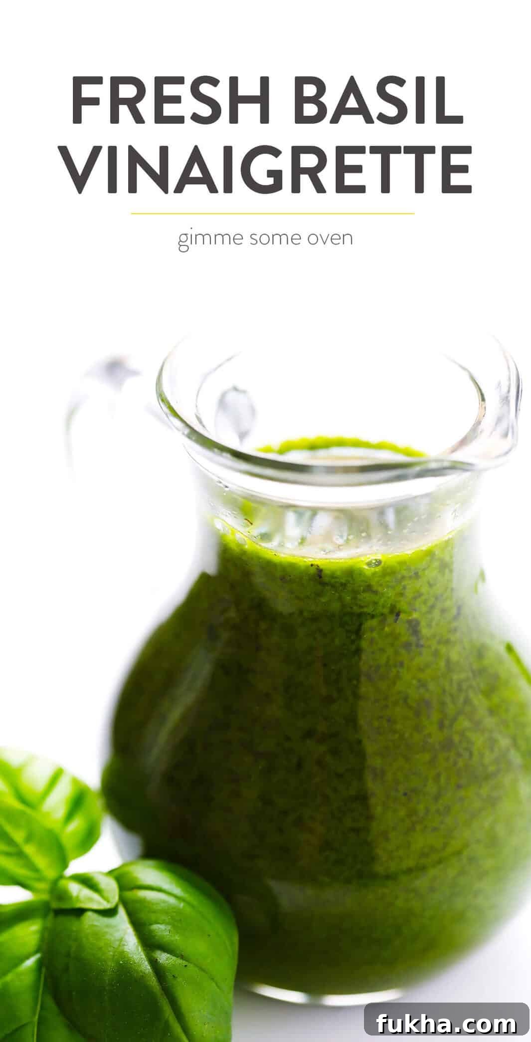 Basil Vinaigrette Recipe