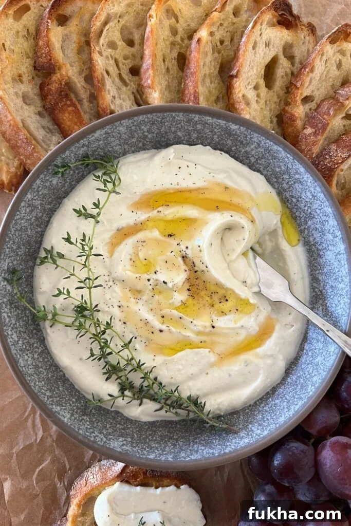 Sourdough crostini on a plate