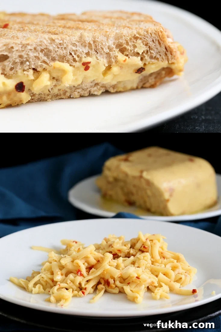 Homemade Vegan Pepper Jack Cheese with Almond Milk (Gluten-Free) 3 Vegan Pepper Jack Cheese