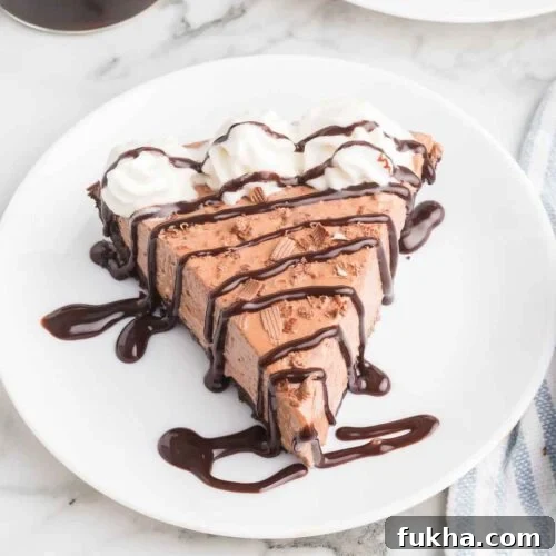 Nutella Pie slice