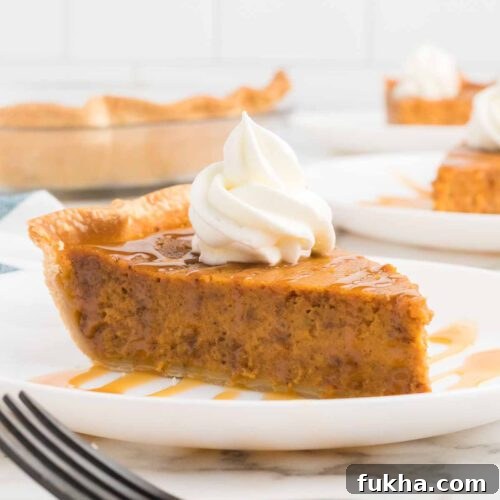 Salted Caramel Pumpkin Pie