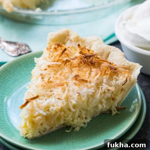 Coconut Macaroon Pie
