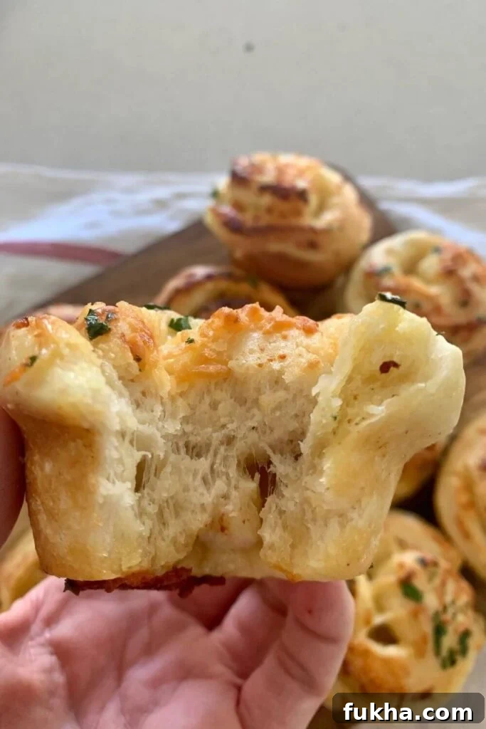 Sourdough garlic bread bites