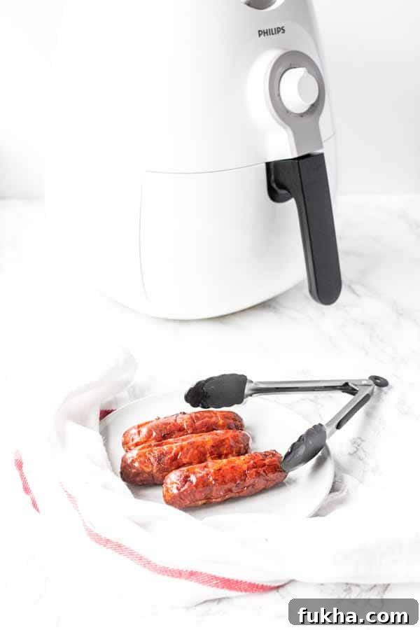 How to Cook Crispy Sausages in an Air Fryer 7 Yes, you can grill sausages without a barbecue, grill or grill pan and still get that tasty grill taste. Make these Air Fryer sausages and you will be surprised how good they taste and how easy it is to make.