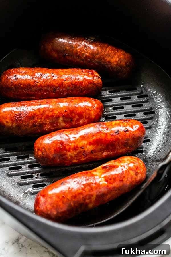 How to Cook Crispy Sausages in an Air Fryer 8 Yes, you can grill sausages without a barbecue, grill, or grill pan and still get that tasty grill taste. Make these Air Fryer sausages and you will be surprised how good they taste and how easy it is to make.