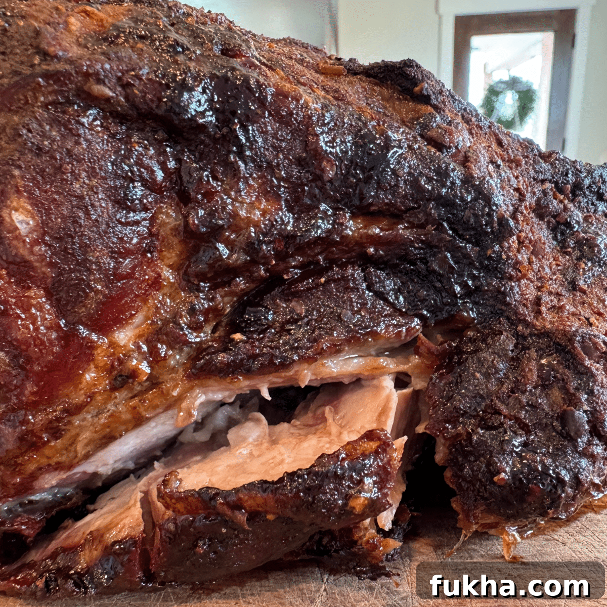Oven Smoked Pork Butt Roast