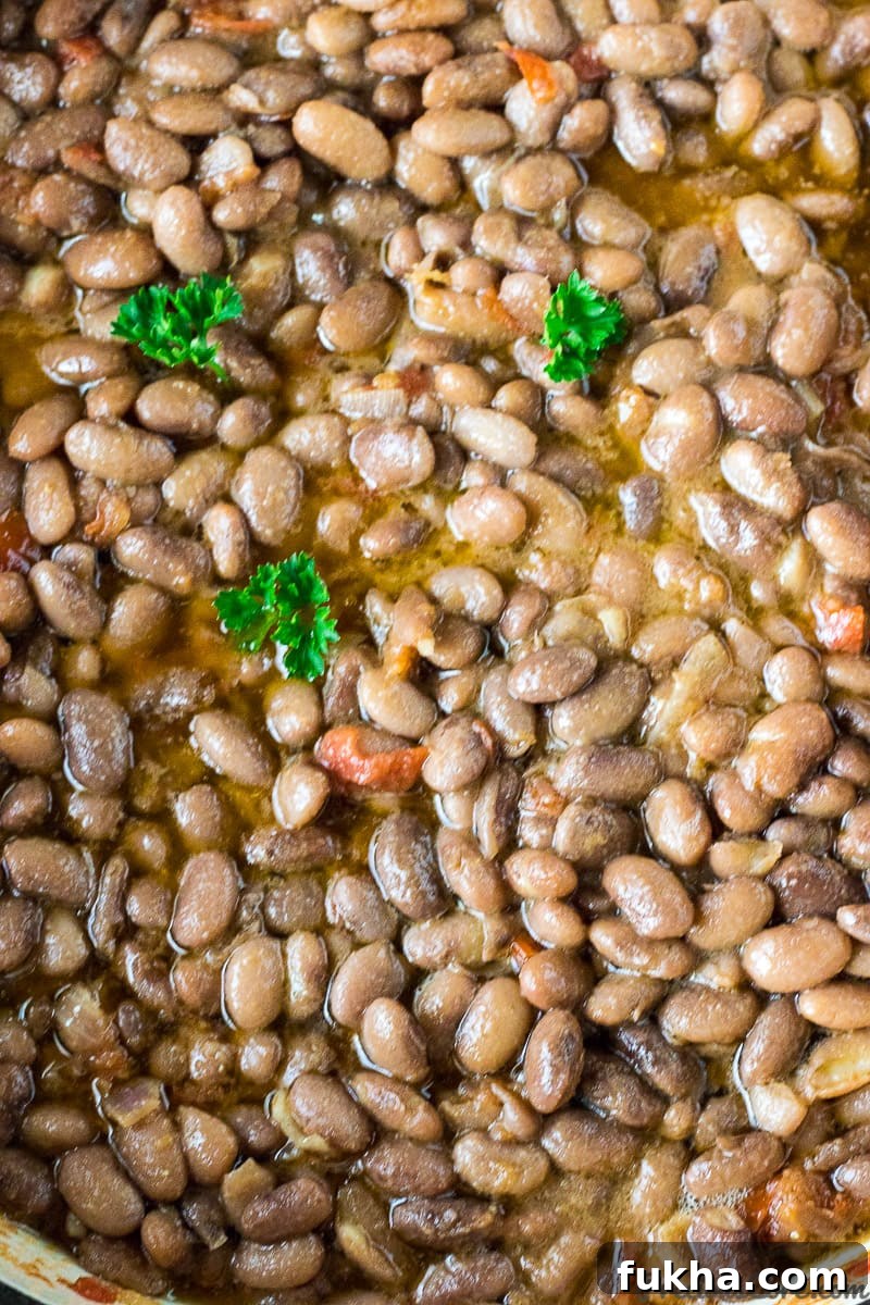 Classic Homestyle Stewed Pinto Beans Recipe 2 stewed pinto beans