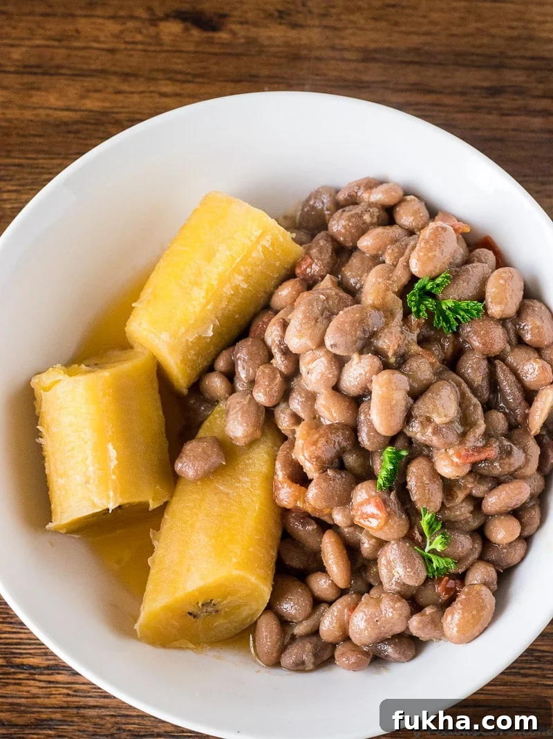 Classic Homestyle Stewed Pinto Beans Recipe 5 Pinto beans and plantain