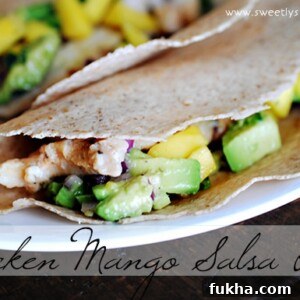 Chicken Mango Salsa Taco