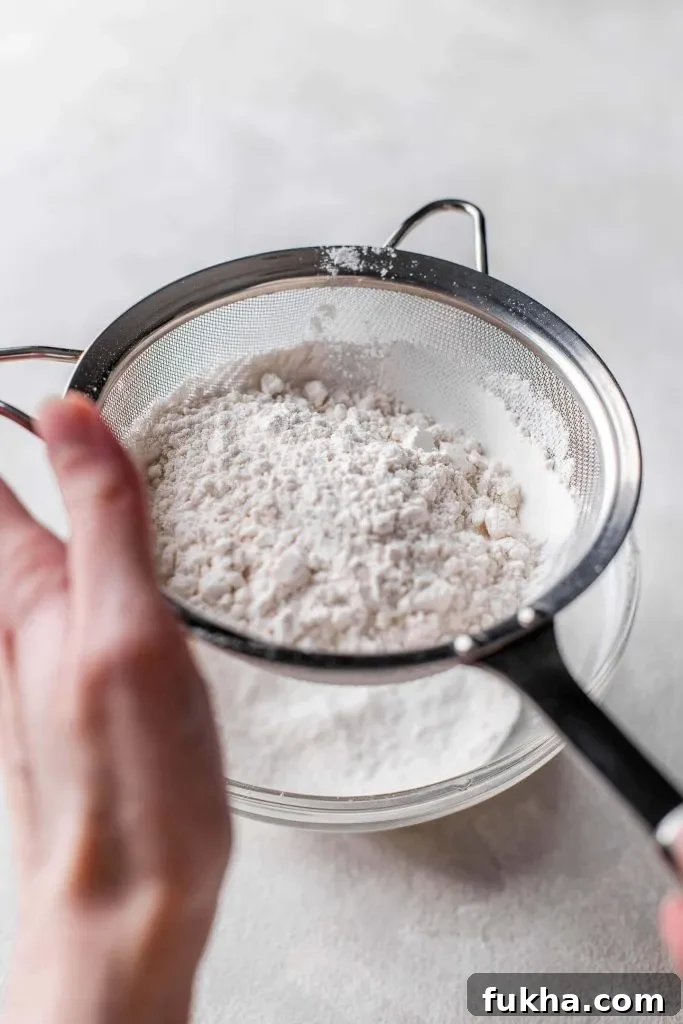 How to Make a Cake and Pastry Flour Substitute 3 sifting cake and pastry flour image