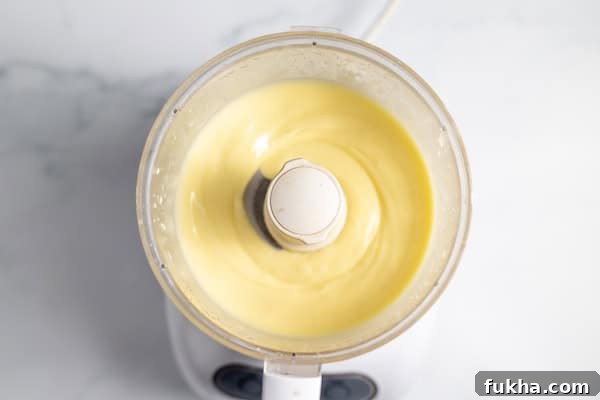 mayo in food processor