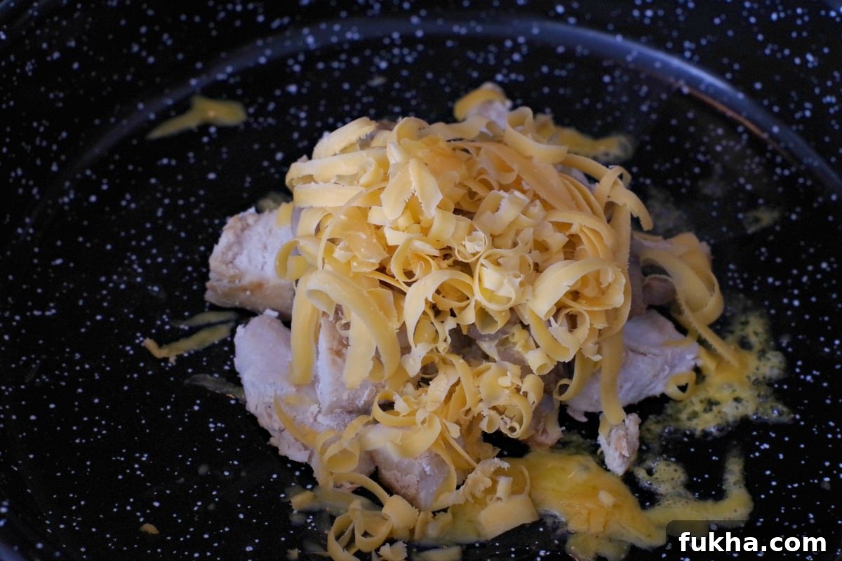 Juicy Grilled Chicken Breast Burger Recipe 6 cheese grated onto sauteed mushrooms on diced chicken breast